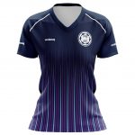 Female Polyester Club Shirt - V-Neck