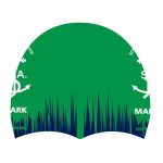Unisex Silicone Suede Swim Hat - Image 2