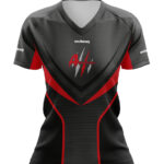 Female Polyester Club Shirt - V-Neck