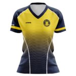 Female Polyester Club Shirt - V-Neck