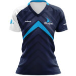 Female Polyester Club Shirt - V-Neck