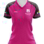 Female Polyester Club Shirt - V-Neck