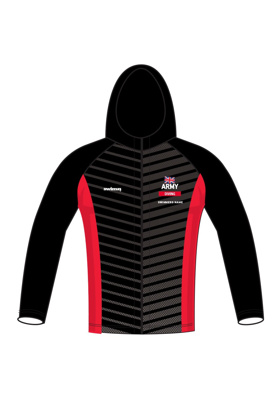 Unisex Diving Zipped Performance Hoodie