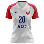 Female Volleyball Home Club Shirt - V-Neck