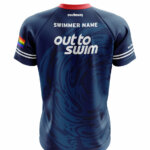 Unisex Artistic Swimming Shirt - V-Neck - Image 2