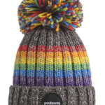 Unisex Superbobble - Reflective With Sherpa Lining - Graphite Rainbow