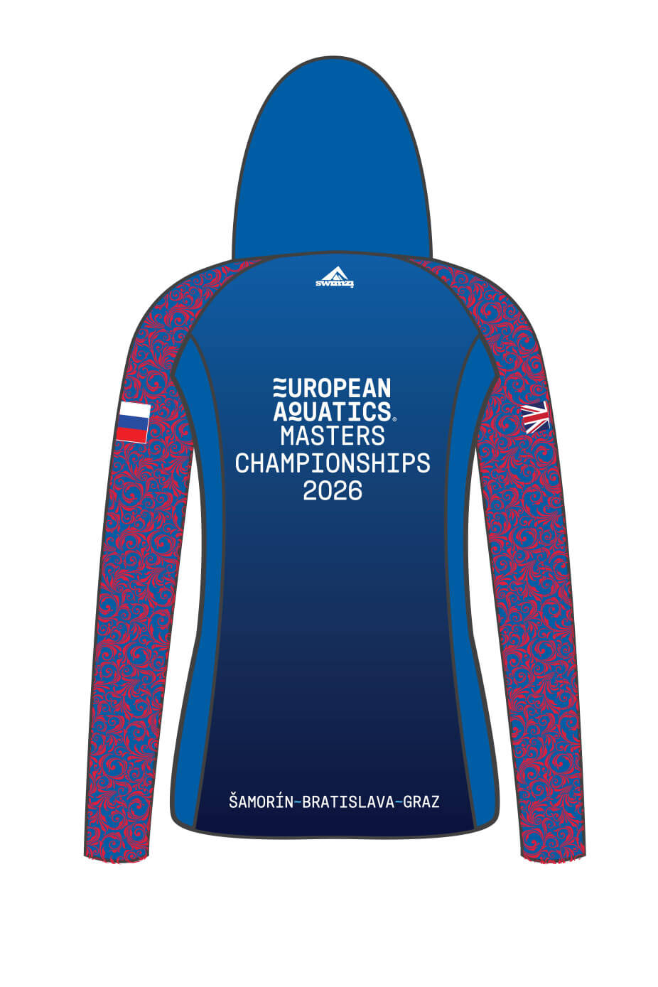 Female Zipped Performance Hoodie - Navy - Image 2