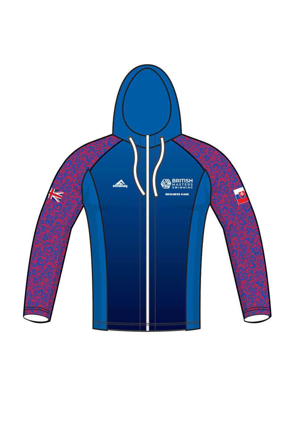 Unisex Zipped Performance Hoodie - Navy