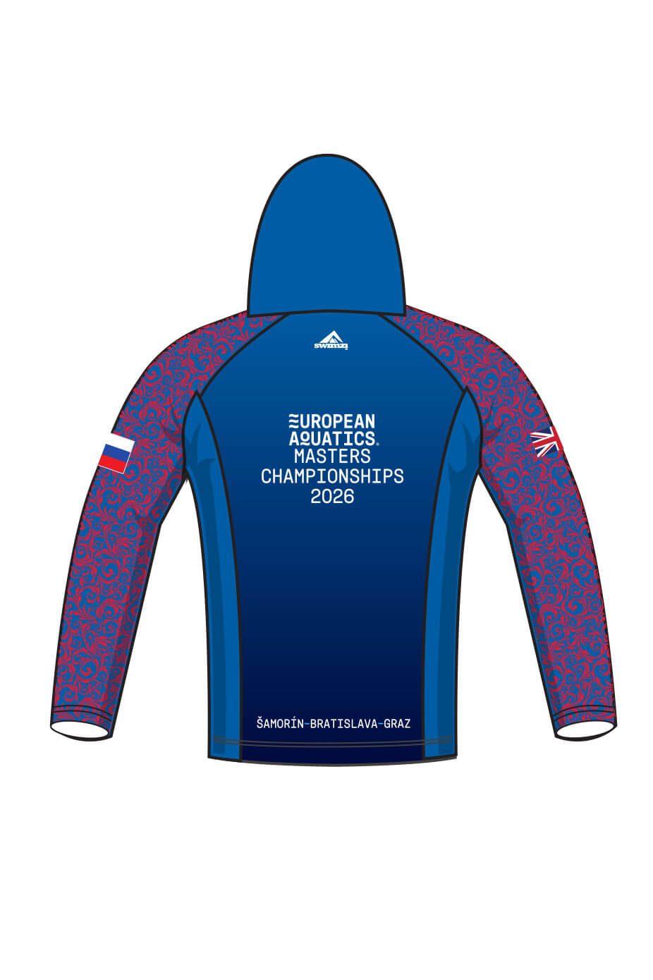 Unisex Zipped Performance Hoodie - Navy - Image 2