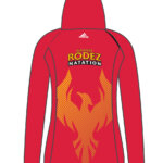 Female Zipped Performance Hoodie - Red - Image 2