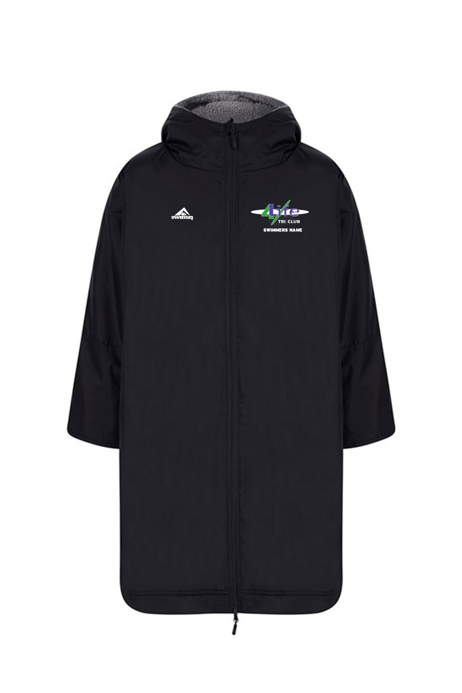 Unisex Swimzi Team Robe - Black