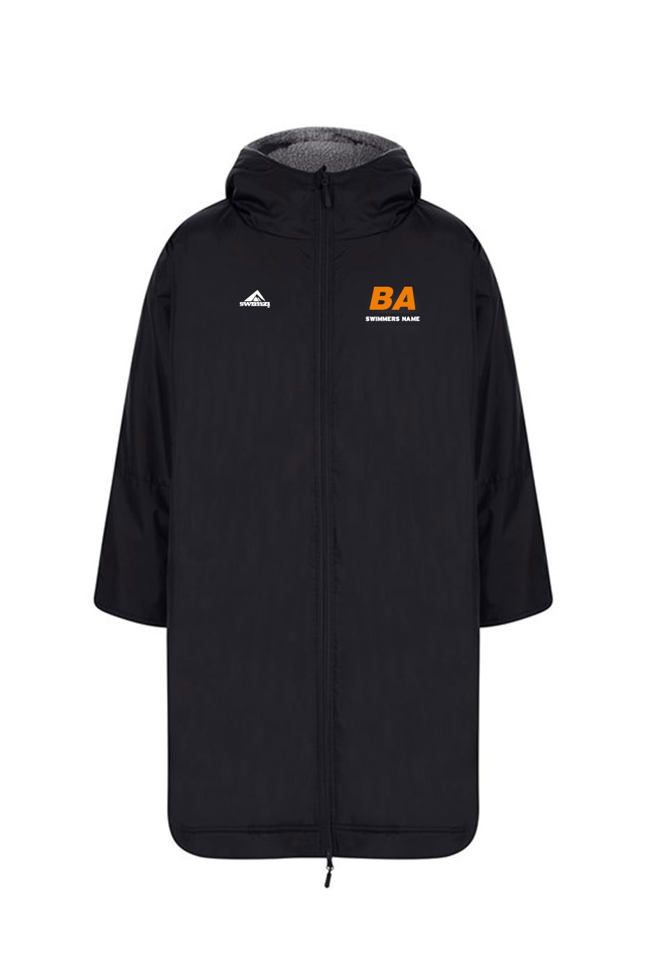 Unisex Swimzi Team Robe - Black