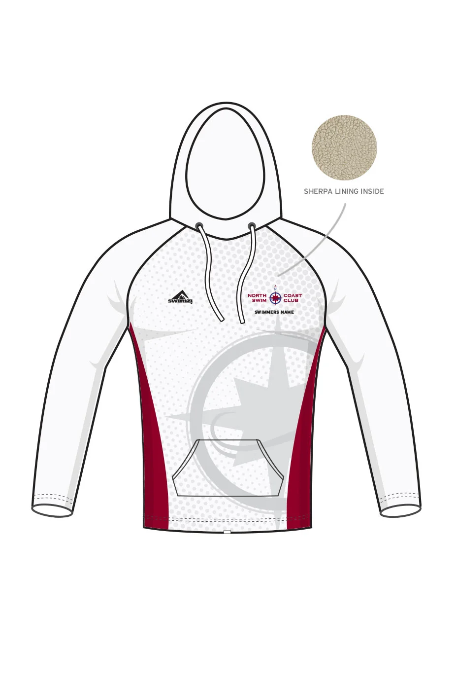 Unisex Winter Pullover Performance Hoodie