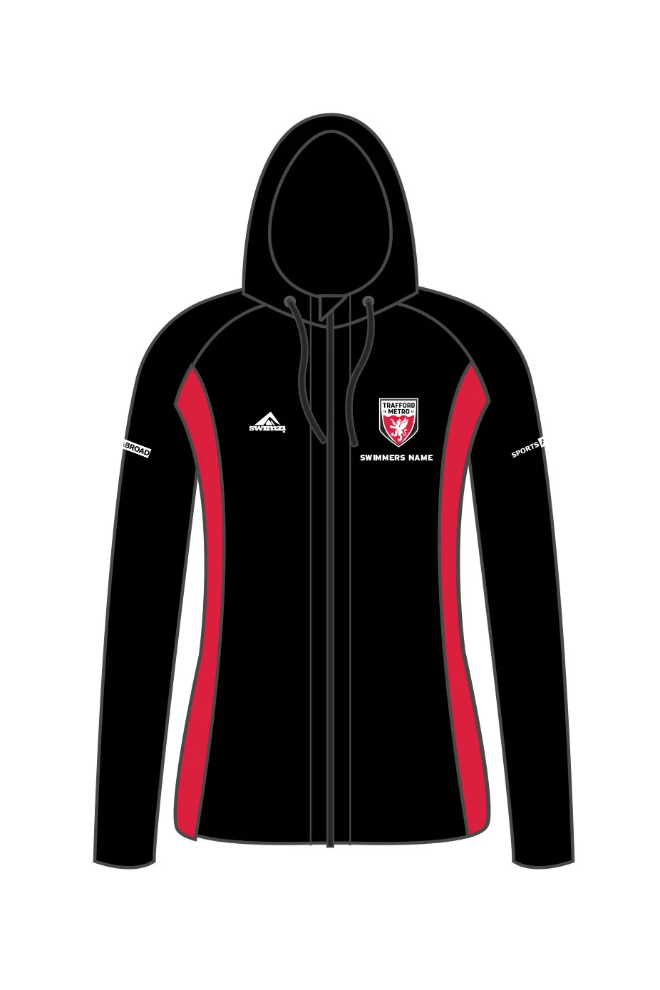 Female Zipped Performance Hoodie