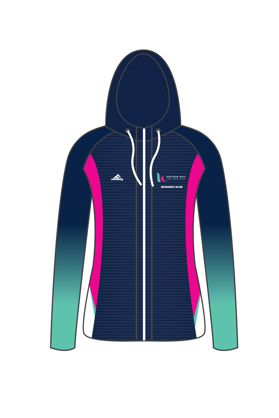 Female Zipped Performance Hoodie